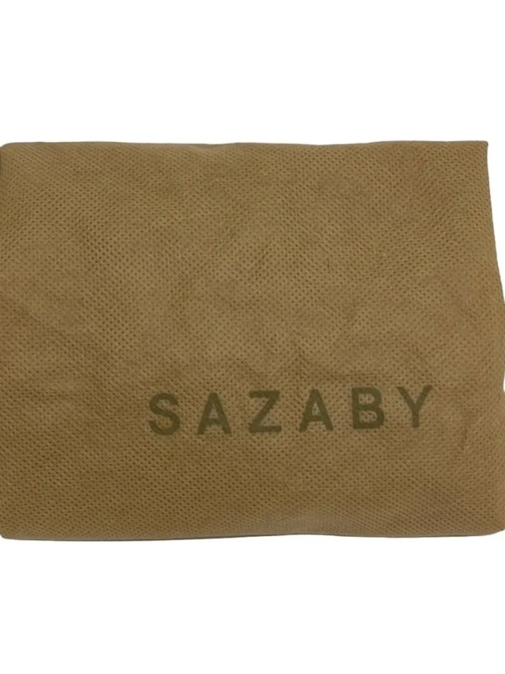 SAZABY Dark Brown Cream Fur Leather Shoulder Bag